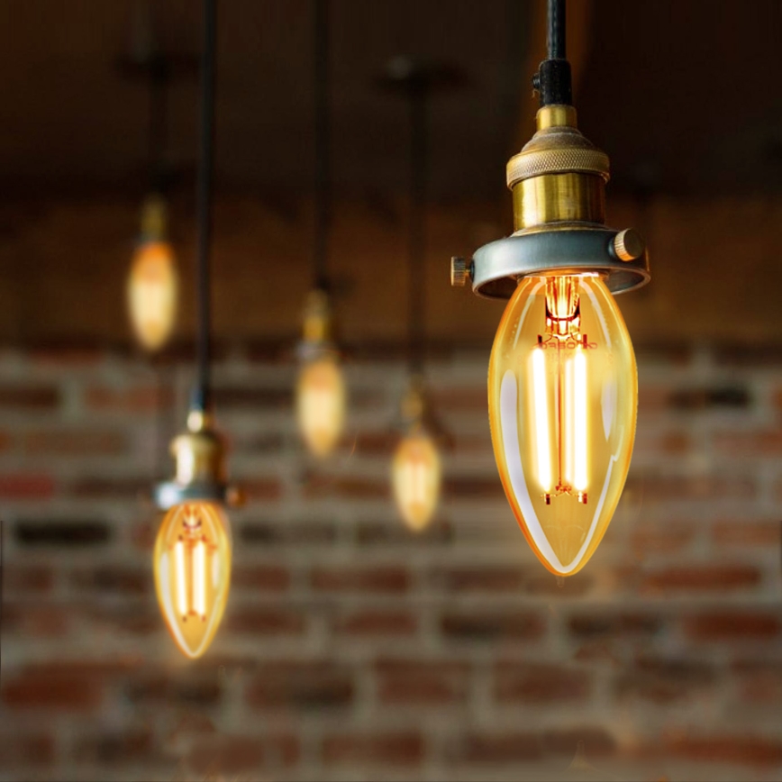 LED spuldze FILAMENT C35 E27/8W/230V 2200K - Aigostar