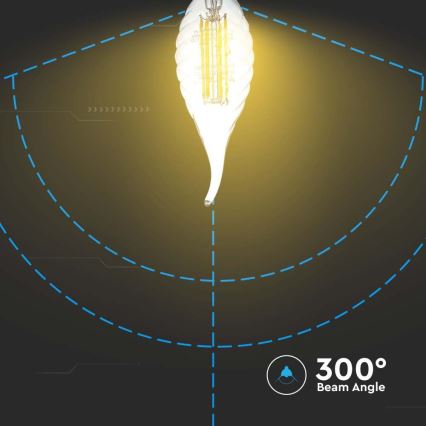 LED Spuldze FILAMENT E14/4W/230V 3000K