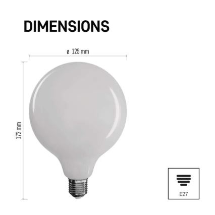 LED Spuldze FILAMENT E27/18W/230V 2700K