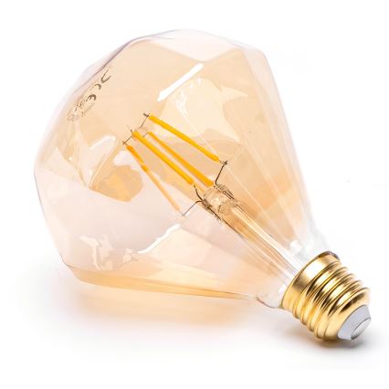 LED Spuldze FILAMENT E27/4W/230V 1800K diamants - Aigostar