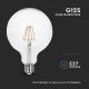 LED Spuldze FILAMENT G125 E27/12W/230V 3000K