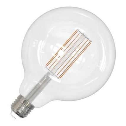 LED Spuldze FILAMENT G125 E27/18W/230V 3000K