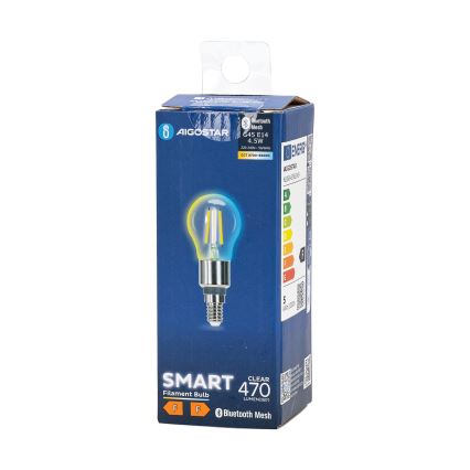 LED Spuldze FILAMENT G45 E14/4,5W/230V 2700-6500K - Aigostar