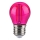 LED Spuldze FILAMENT G45 E27/2W/230V rozā