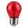 LED Spuldze FILAMENT G45 E27/2W/230V sarkana