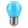 LED Spuldze FILAMENT G45 E27/2W/230V zila