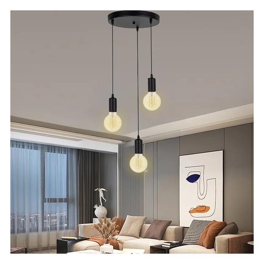 LED Spuldze WHITE FILAMENT G95 E27/13W/230V 3000K