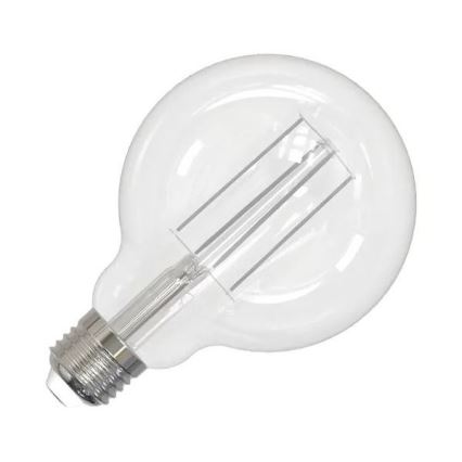 LED Spuldze WHITE FILAMENT G95 E27/13W/230V 3000K