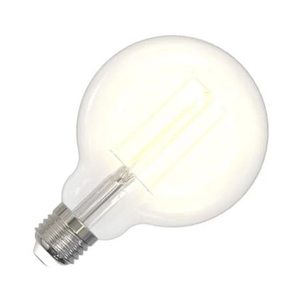 LED Spuldze WHITE FILAMENT G95 E27/13W/230V 3000K