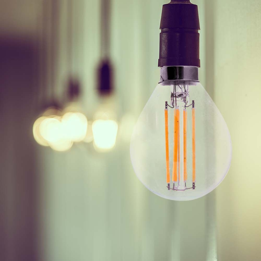 LED Spuldze FILAMENT P45 E14/6W/230V 6500K