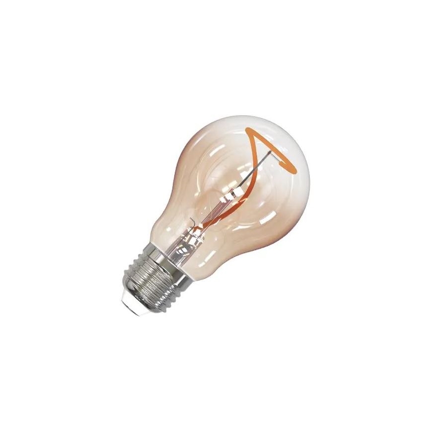 LED Spuldze FILAMENT SHAPE A60 E27/4W/230V 1800K brūna
