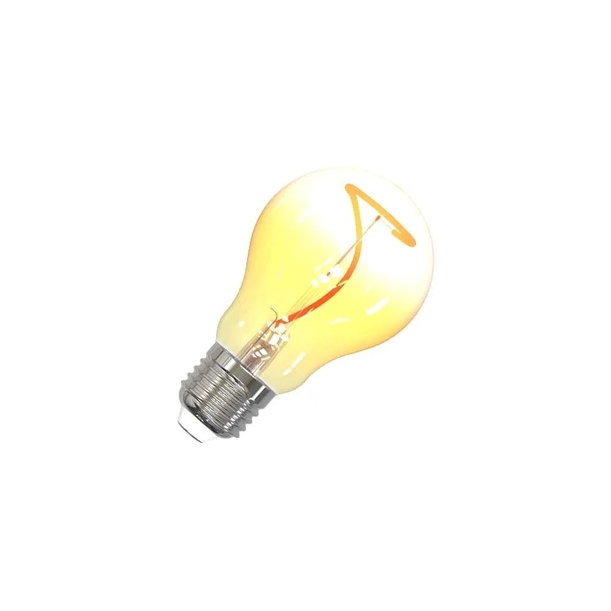 LED Spuldze FILAMENT SHAPE A60 E27/4W/230V 1800K dzeltena