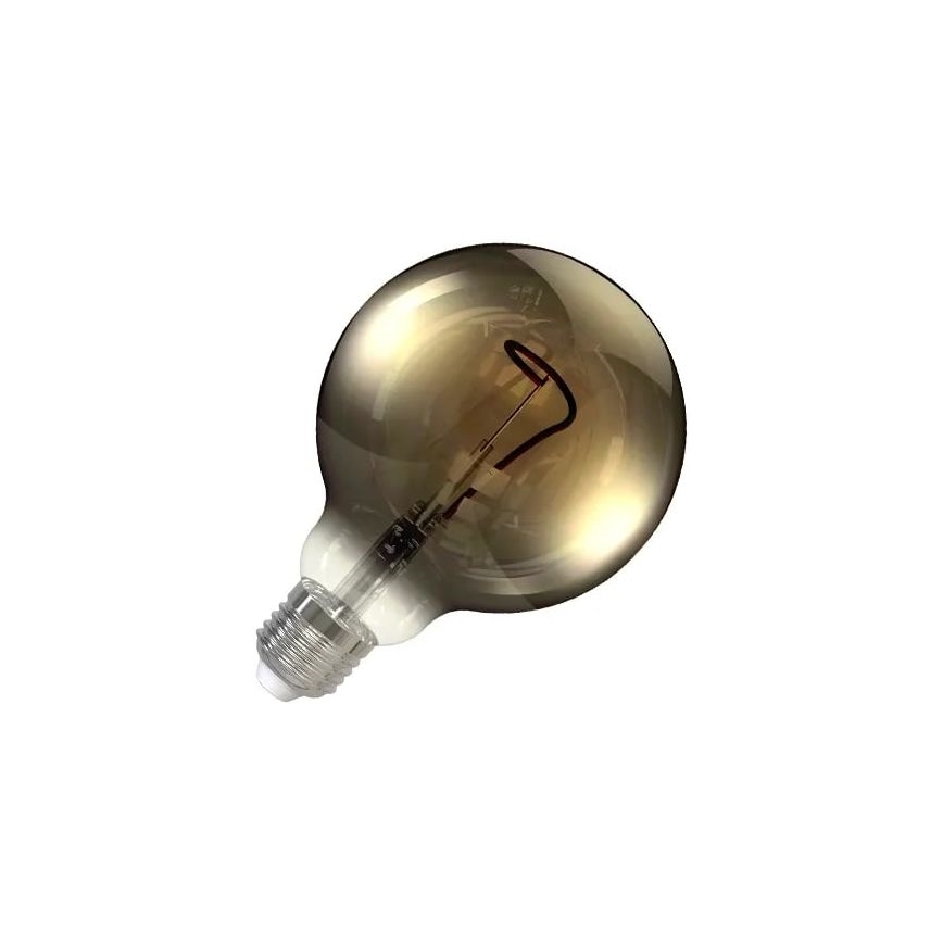LED Spuldze FILAMENT SHAPE G95 E27/4W/230V 1800K dūmakains