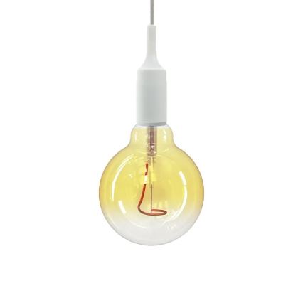 LED Spuldze FILAMENT SHAPE G95 E27/4W/230V 1800K dzeltena