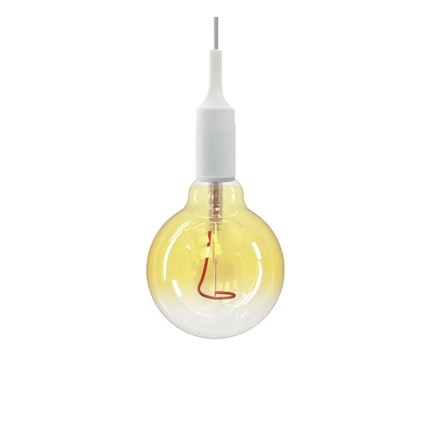 LED Spuldze FILAMENT SHAPE G95 E27/4W/230V 1800K dzeltena