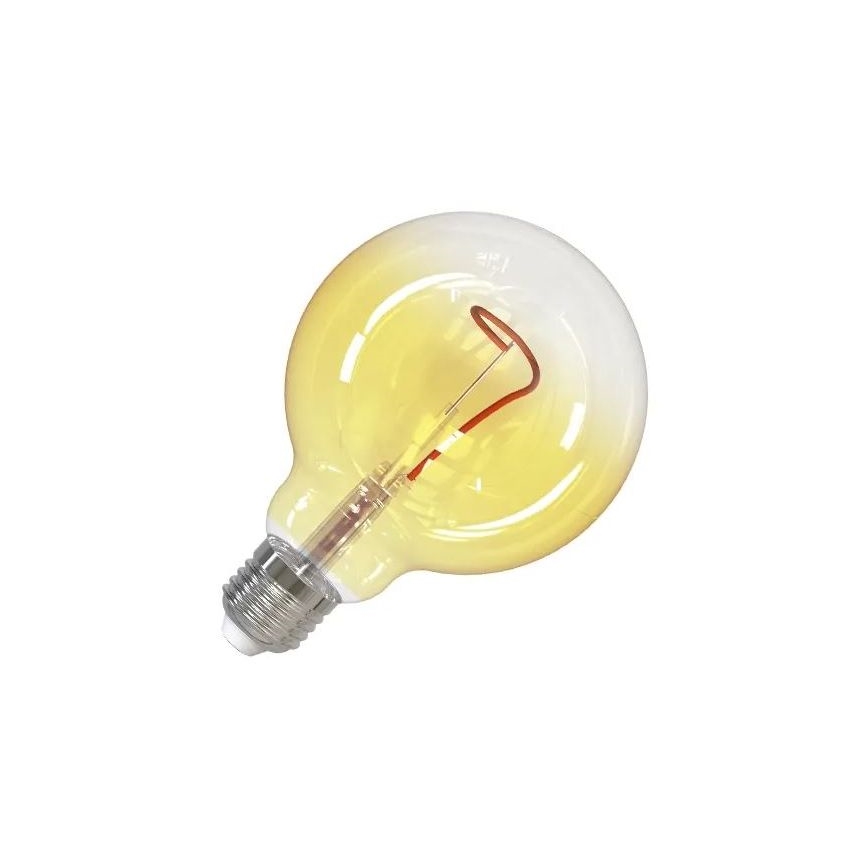 LED Spuldze FILAMENT SHAPE G95 E27/4W/230V 1800K dzeltena