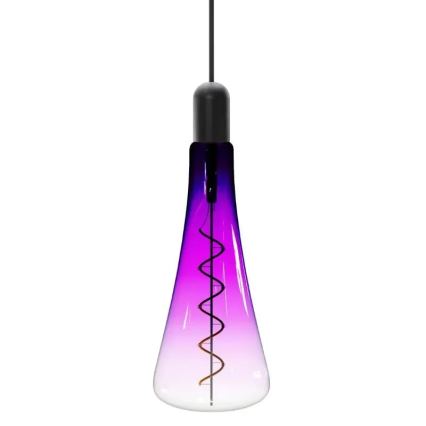 LED Spuldze FILAMENT SHAPE T110 E27/5W/230V 1800K violeta