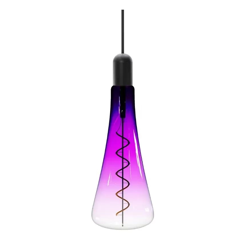 LED Spuldze FILAMENT SHAPE T110 E27/5W/230V 1800K violeta