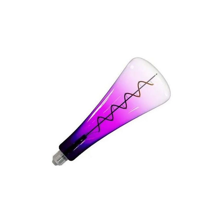 LED Spuldze FILAMENT SHAPE T110 E27/5W/230V 1800K violeta