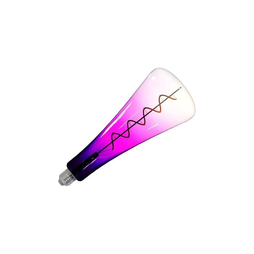 LED Spuldze FILAMENT SHAPE T110 E27/5W/230V 1800K violeta