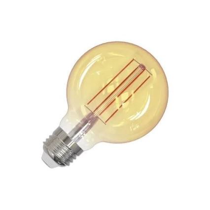 LED Spuldze FILAMENT SLIM VINTAGE G80 E27/4,5W/230V 1800K