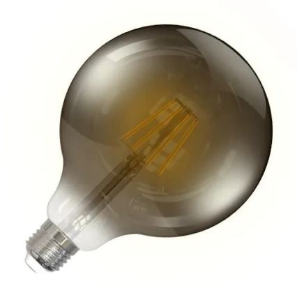 LED Spuldze FILAMENT SMOKE G125 E27/4W/230V 2000K