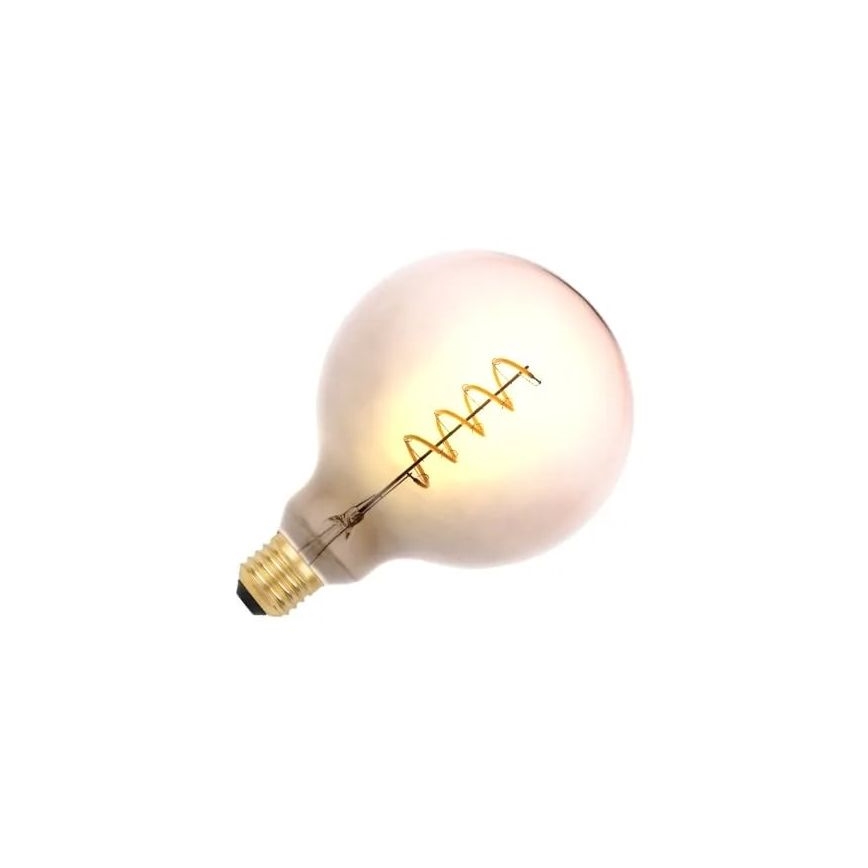 LED Spuldze FILAMENT SPIRAL G125 E27/4W/230V 2000K pelēka/rozā