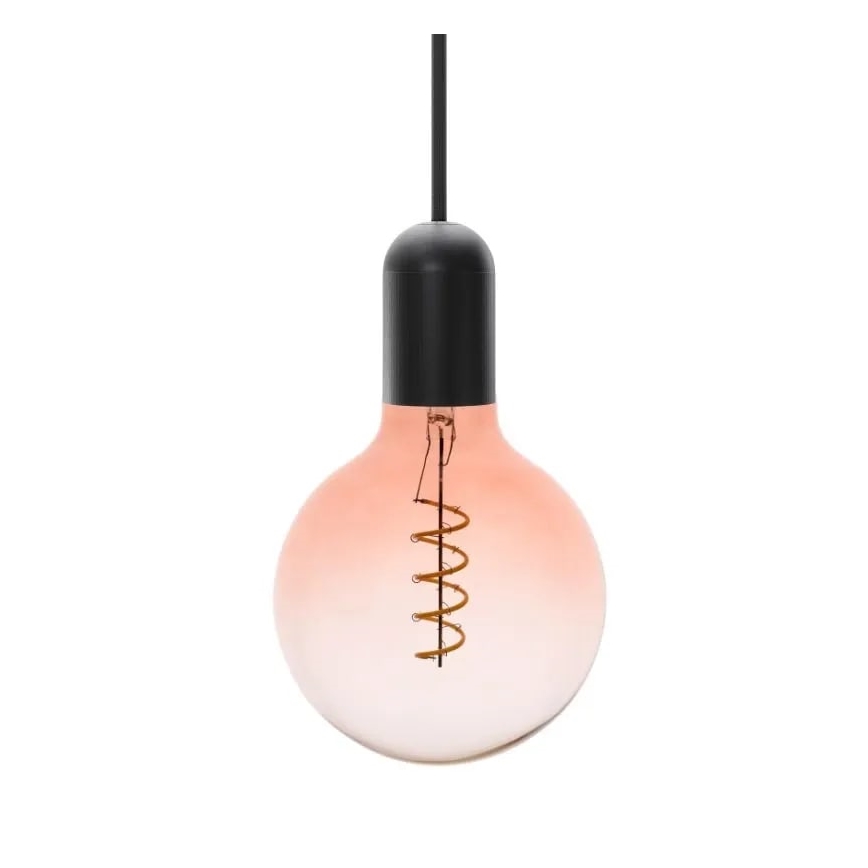 LED Spuldze FILAMENT SPIRAL G125 E27/4W/230V 2000K rozā