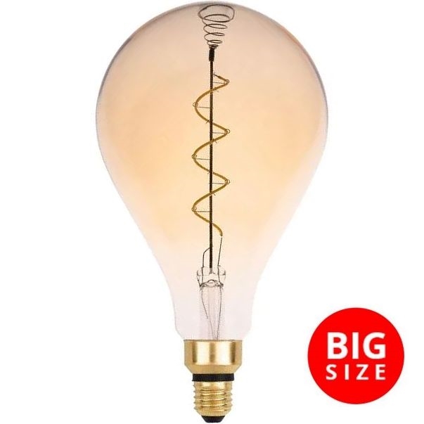 LED Spuldze FILAMENT SPIRAL VINTAGE A165 E27/4W/230V 2000K