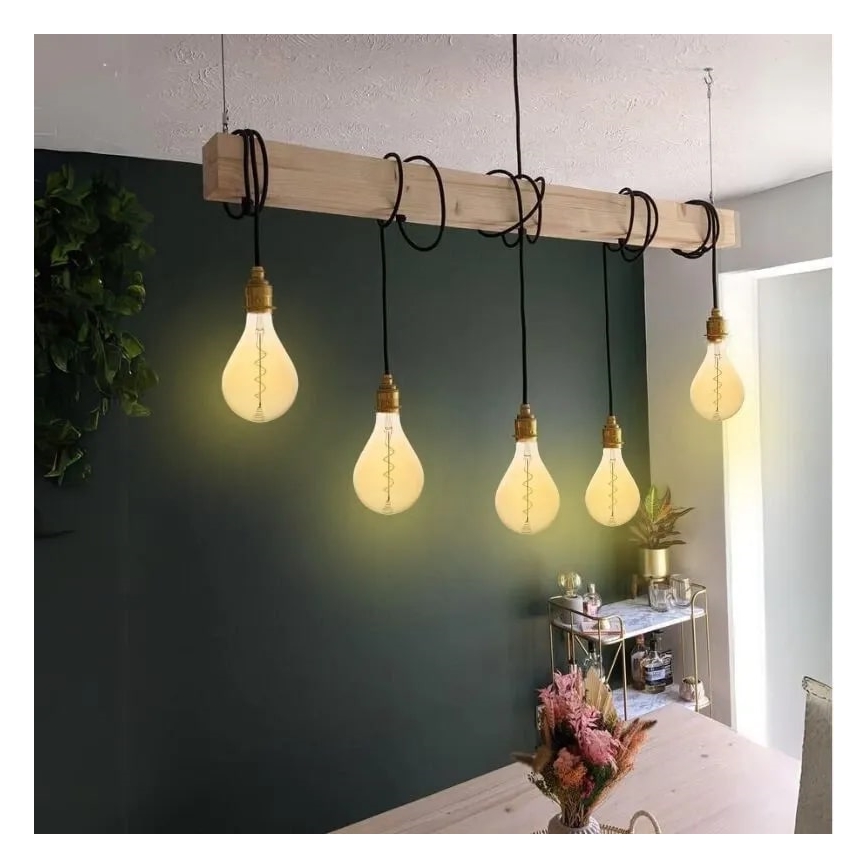 LED Spuldze FILAMENT SPIRAL VINTAGE A165 E27/4W/230V 2000K