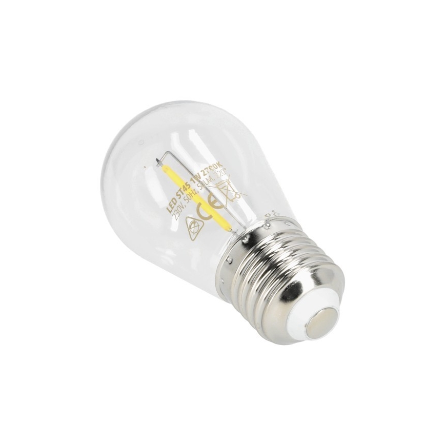 LED Spuldze FILAMENT ST45 E27/1W/230V 2700K