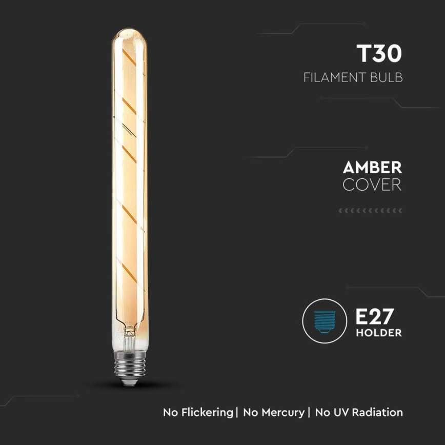 LED Spuldze FILAMENT T30 E27/5W/230V 2200K
