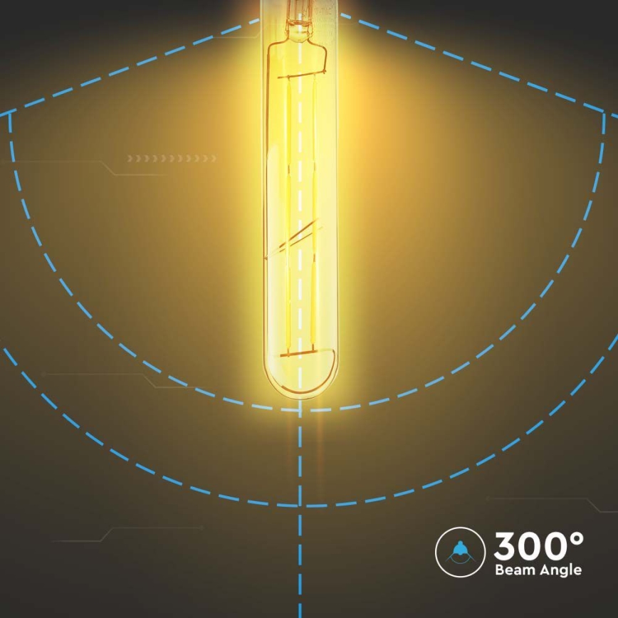 LED Spuldze FILAMENT T30 E27/6W/230V 2200K