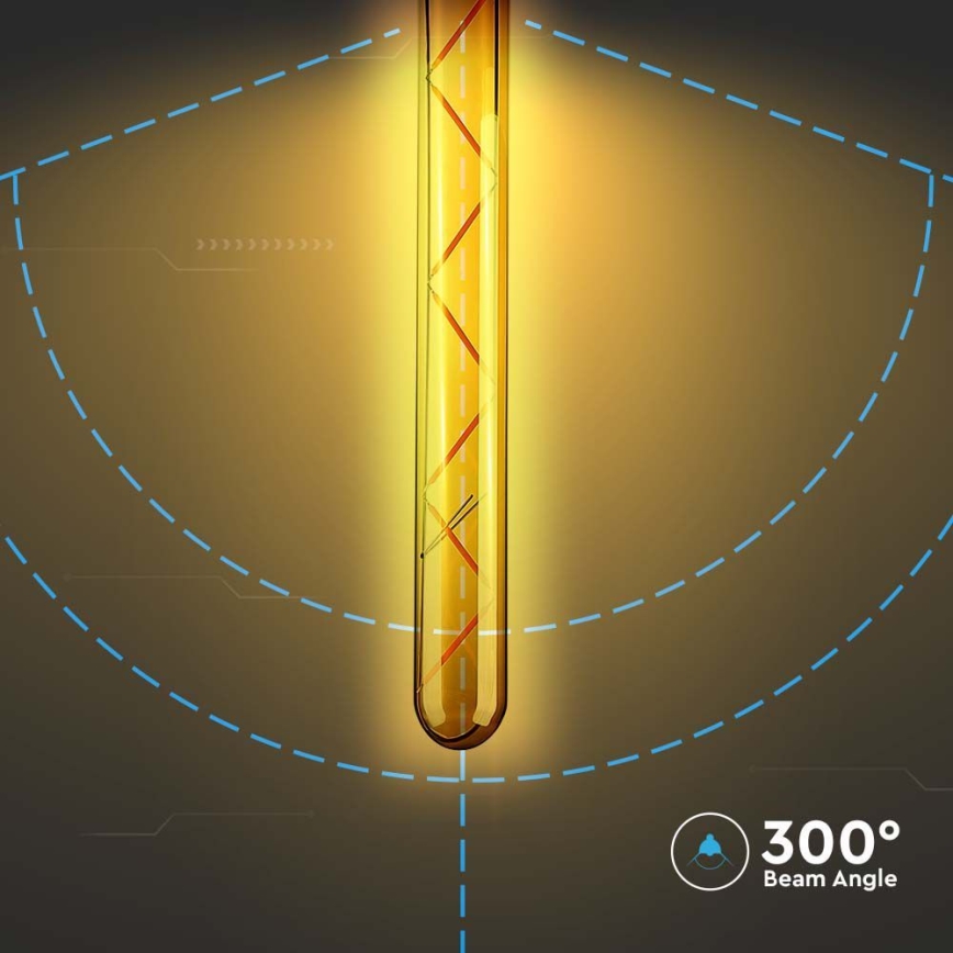 LED Spuldze FILAMENT T30 E27/7W/230V 2200K