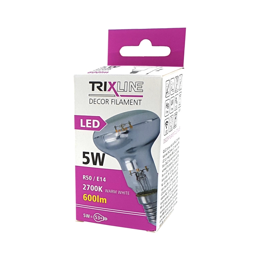 LED Spuldze FILAMENT VINTAGE E14/5W/230V 2700K