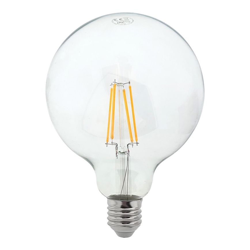 LED Spuldze FILAMENT VINTAGE G125 E27/10W/230V 2700K