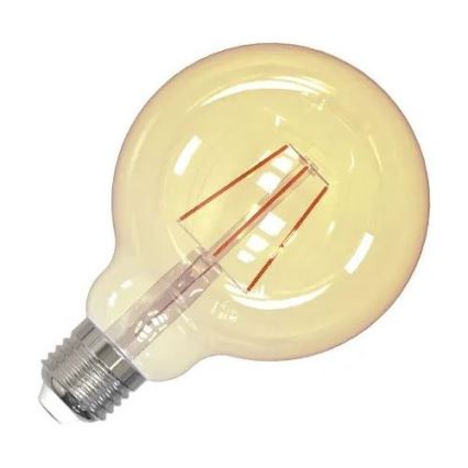 LED Spuldze FILAMENT VINTAGE G95 E27/4W/230V 2000K