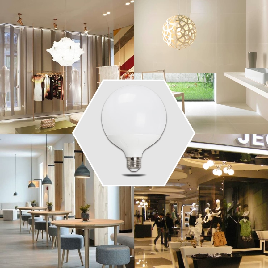 LED spuldze G120 E27/18W/230V 3000K - Aigostar