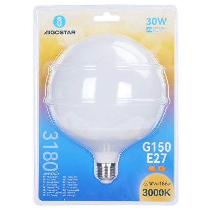 LED spuldze G150 E27/30W/230V 3000K - Aigostar