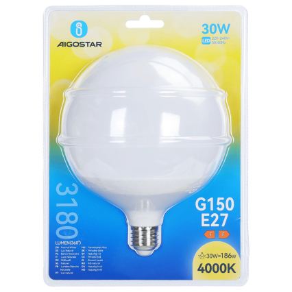 LED spuldze G150 E27/30W/230V 4000K - Aigostar