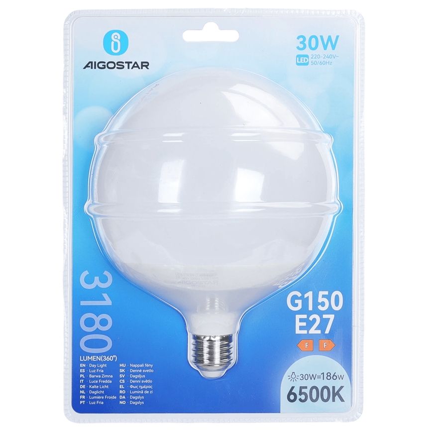 LED spuldze G150 E27/30W/230V 6500K - Aigostar