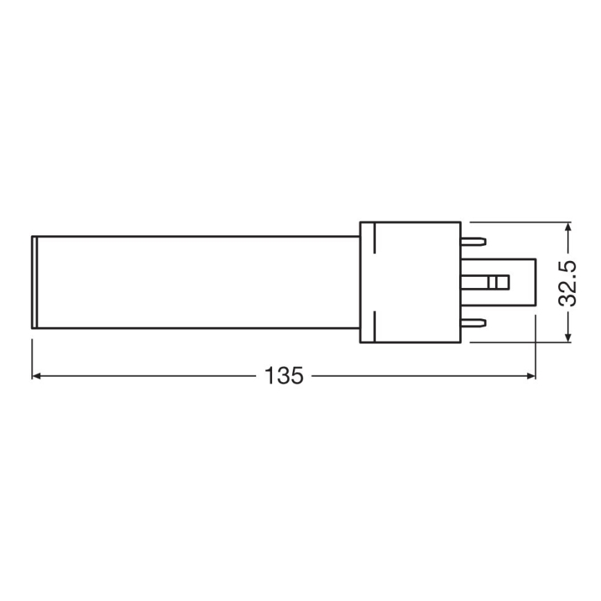 LED Spuldze G23/3,5W/230V 4000K - Osram