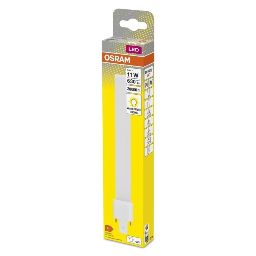 LED Spuldze G23/6W/230V 3000K - Osram