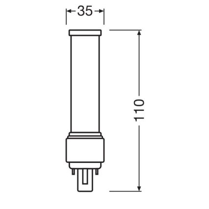 LED Spuldze G24d-1/5W/230V 4000K - Osram
