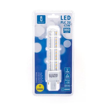 LED spuldze G24D-3/12W/230V 3000K - Aigostar