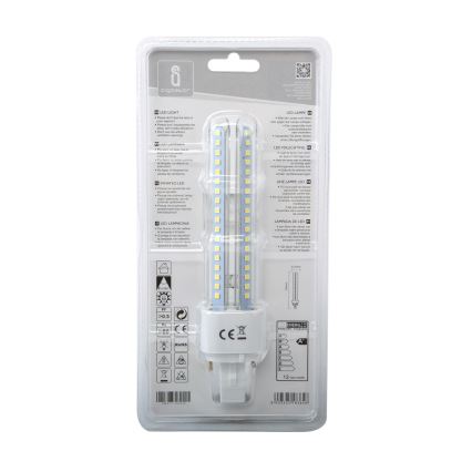 LED Spuldze G24D-3/12W/230V 6500K - Aigostar