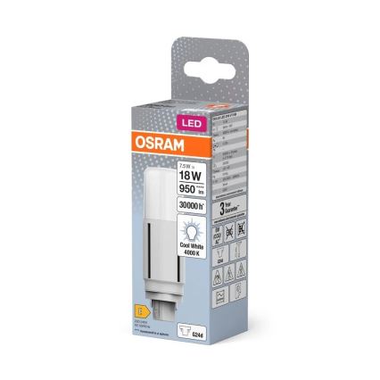 LED Spuldze G24d/7,5W/230V 4000K - Osram