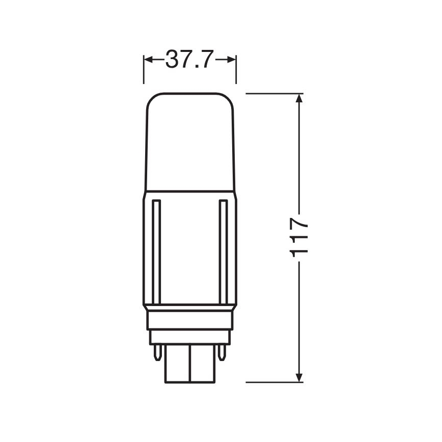 LED Spuldze G24d/7,5W/230V 4000K - Osram