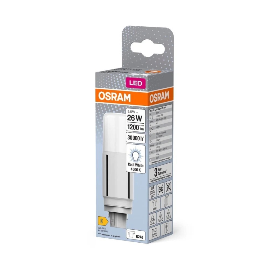 LED Spuldze G24d/9,5W/230V 4000K - Osram