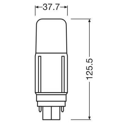 LED Spuldze G24d/9,5W/230V 4000K - Osram